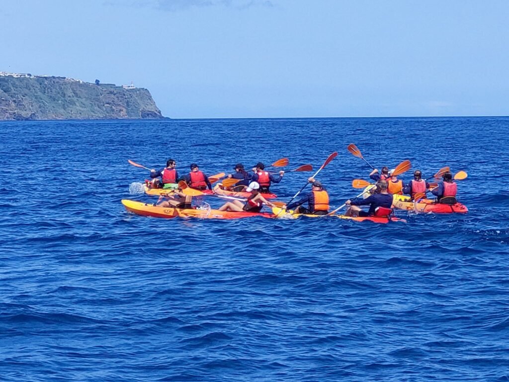 kayak tour in vila franca campo